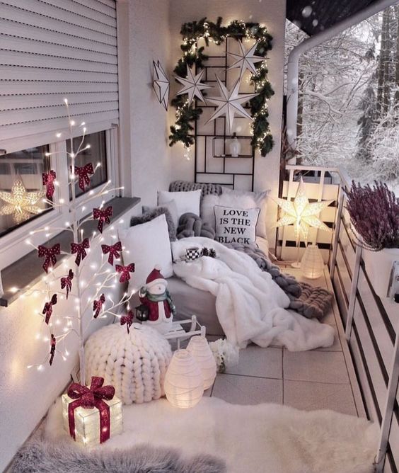 Christmas Balcony decor