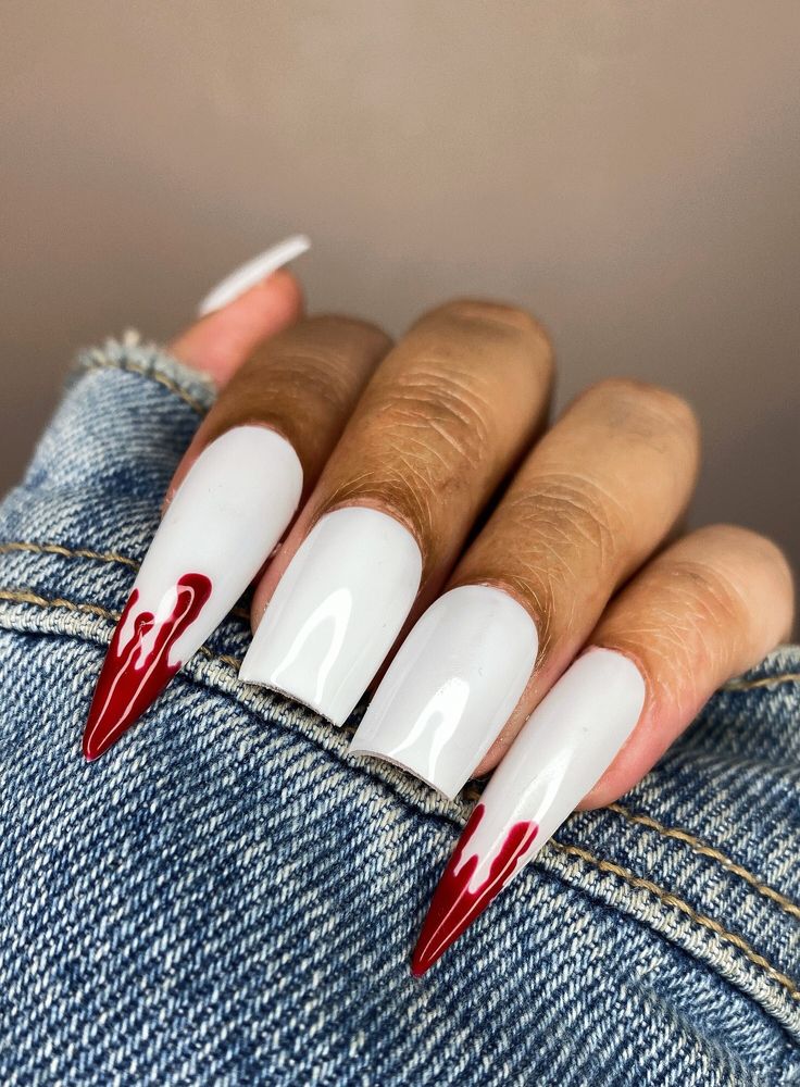 Vampire Fang Nails
